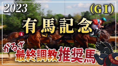 ２０２３年有馬記念（GⅠ）最終調教推奨馬